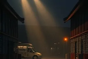 《第七次日落》天幕压低的公路场景封面，远处有孤身行走的背影